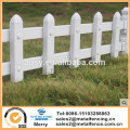 plastic galvanized steel garden fence outside pvc steel lawn fence